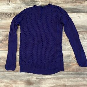 Dark purple sweater